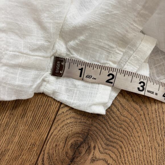 NEW ASOS DESIGN curve textured beach short in white 100% Cotton 18 - Picture 9 of 10